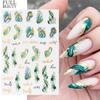 Fashion Marbling Pattern 3D Nail Art Decal Summer Gel Polish Sticker Geometry Manicure Decoration