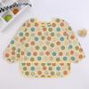Long-sleeve Bibs for Baby Cute Colorful Cartoon Design Waterproof Apron for Children From 0 to 3 years