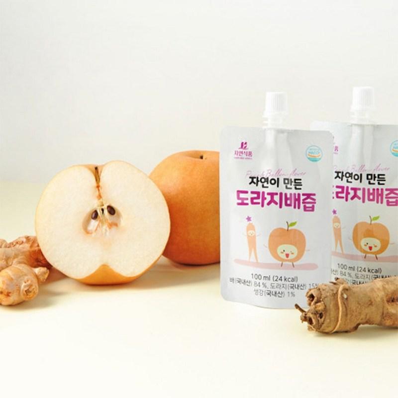 Natural food, nature-made bellflower pear juice spout, 100ml, 30 pcs.