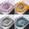 1Pcs Bathroom Toilet Seat Cover Soft Warmer Washable Mat Cover Pad Cushion Seat Case Toilet Lid Cover Accessories Bath Home