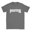 White Logo Pantera T Shirt for Cotton Leisure T-Shirts Round Neck Tee Shirt Short Sleeve Clothing Summer