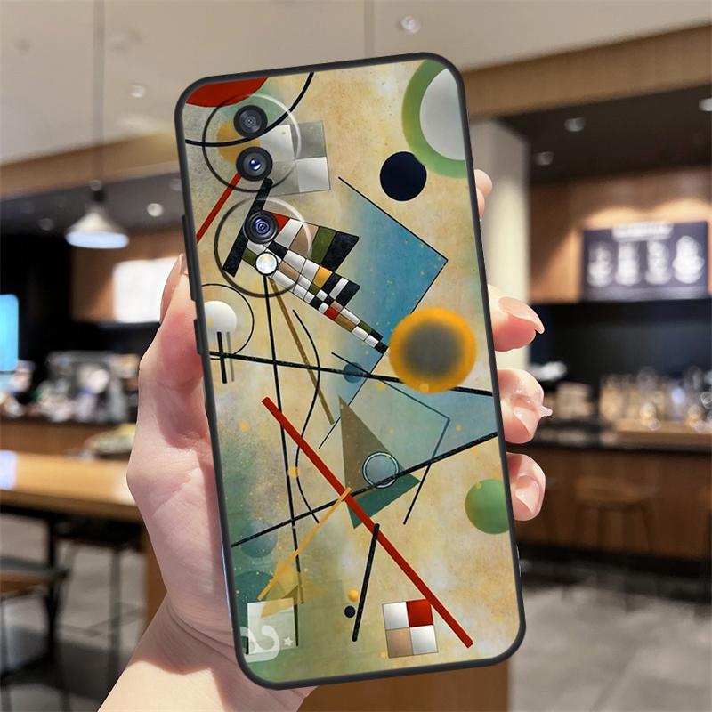 Wassily Kandinsky Abstract Case For Honor Magic 5 6 7 8 Pro Honor 200 400 50 70 90 Lite X8b X8c X9b X9c X9d Win RT Cover