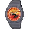 Men's G-SHOCK GA-2100FL-8AJF [G-SHOCK Flame Inside Series] Round Watch Gray Digital Analog