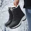 Winter Fur Warm Ankle Boots for Women Wedges Waterproof Thigh High Boots Snow Boots Women Platform Boots Non-slip Women Winter Shoes