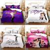 3d Dirty Print Dancing Pattern Duvet Cover Pillowcase Set Bedroom Bedding Gift