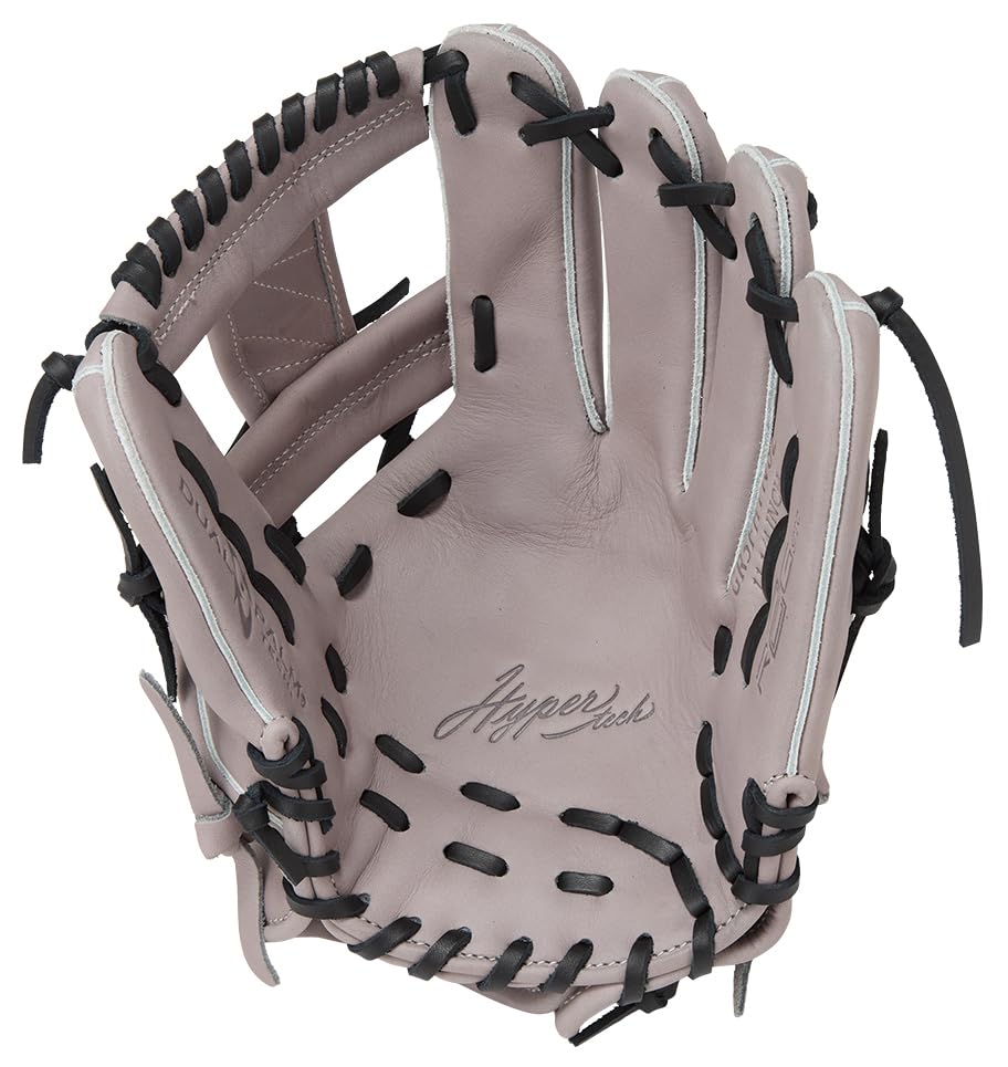 Rawlings HYPER TECH R2G Baseball Throw Glove, Soft, Infielder's, Gray, 11.25 inches, Right-Handed