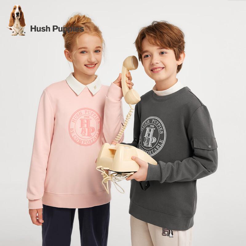 Hush Puppies Kids' Unisex Academy Style Pullover Sweatshirt