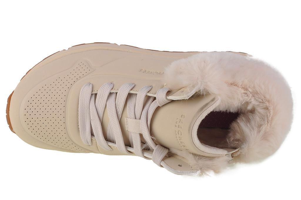 Skechers Uno - Fall Air, для девочки зимние сапоги бежевого цвета