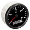 85mm 0‑4000RPM Engine Tachometer with 0.0‑99999.9H Hourmeter IP67 Waterproof Anti Fog Red Backlit for Car Truck Ship