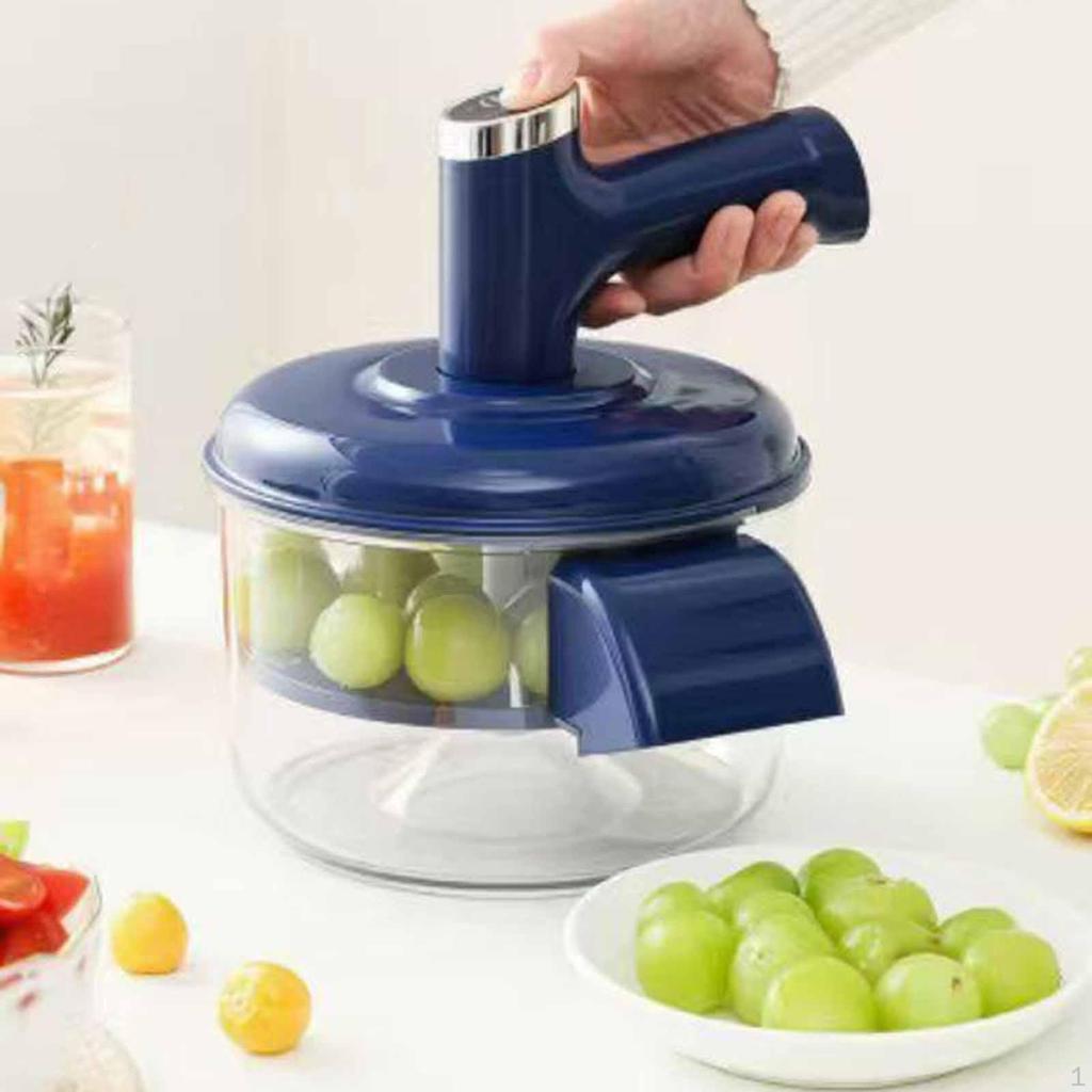 2 in 1 Electric Grape Peeling Machine with Whisk Automatic Small Fruit Home Skin Remover for
