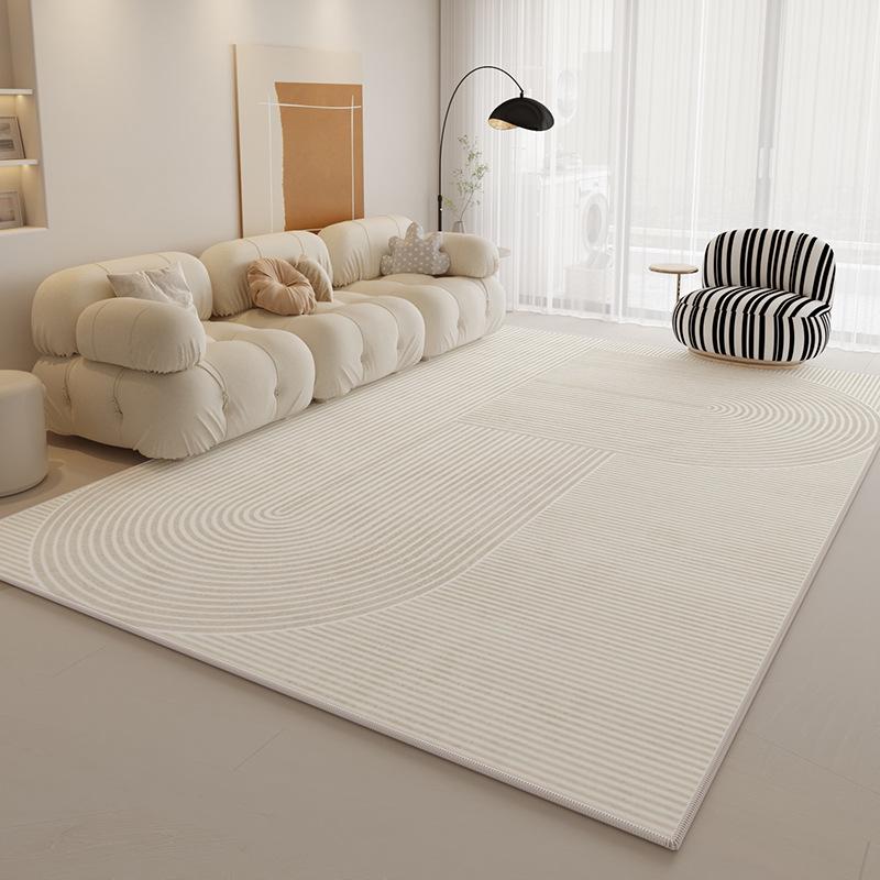 Ковер для гостиной Cream Velvet Loop - водонепроницаемый, спальня и домашний декор 2024