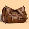 Women's Messenger Bag Mother's Shoulder Bag Soft Leather Women's Small Bag