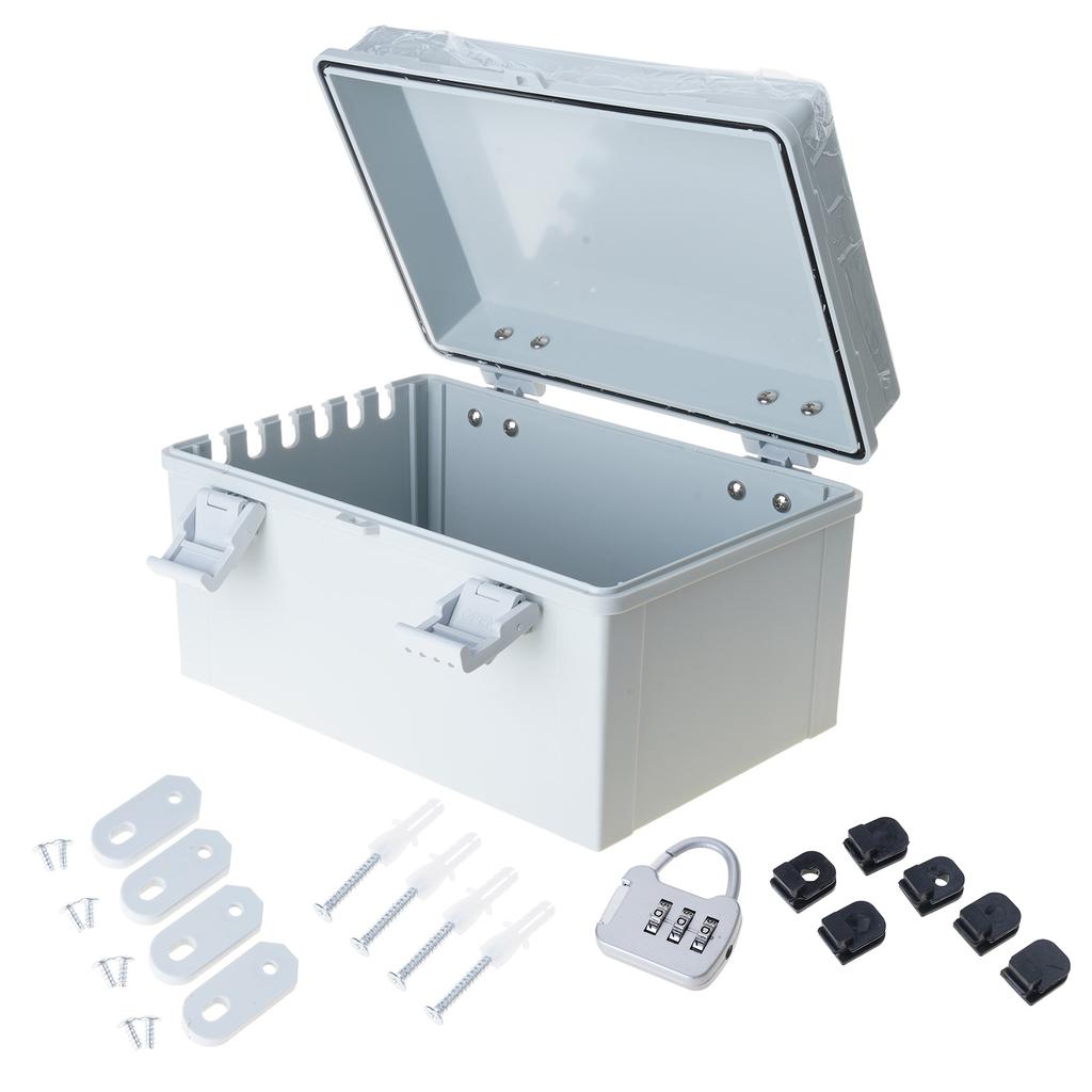 Waterproof Designs Junctions Box Outdoor Electrical Enclosures With Lock and Mounting Accessories Garden Supplies