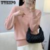 Autumn Women's Half High Collar Knitted Sweater Stylish and Unique Top