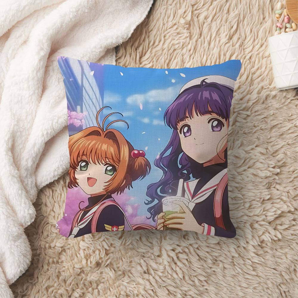 Cardcaptor Anime Sakura Pillow Anime Pillow Sofa Bed Head Pillow Cover Cushion Cover x Cm Fashion
