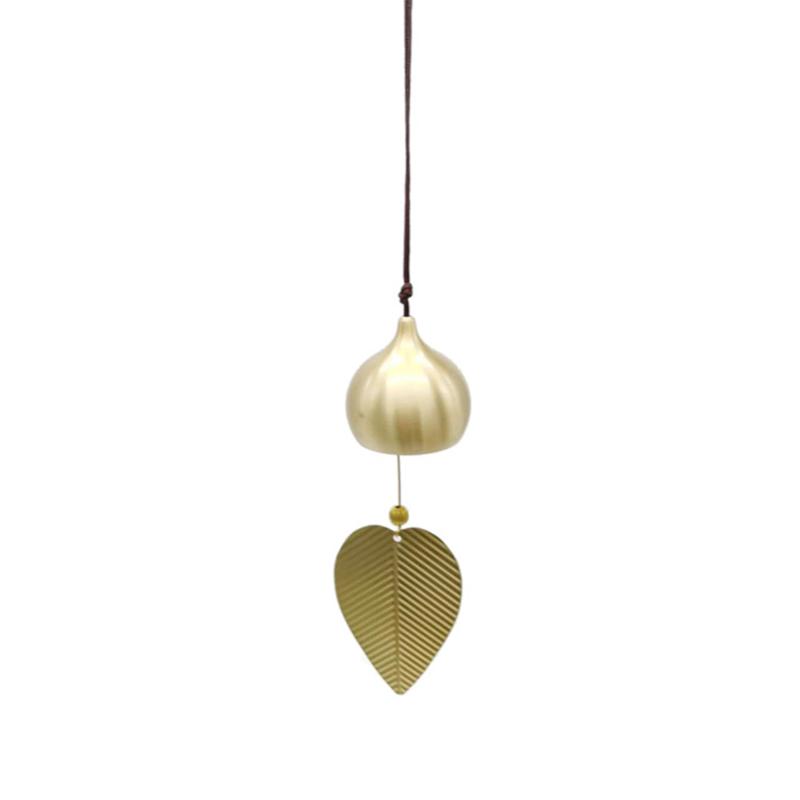 Retro Water Droplet Bell Copper Wind Chip Pendant Garden Corridor Hanging Wind Chime Creative Home Jewelry Decor
