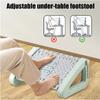 Adjustable Plastic Footrest Massage Work Footrests Comfortable Massage Pad for Household Office Foot Relax Solemassage Furniture