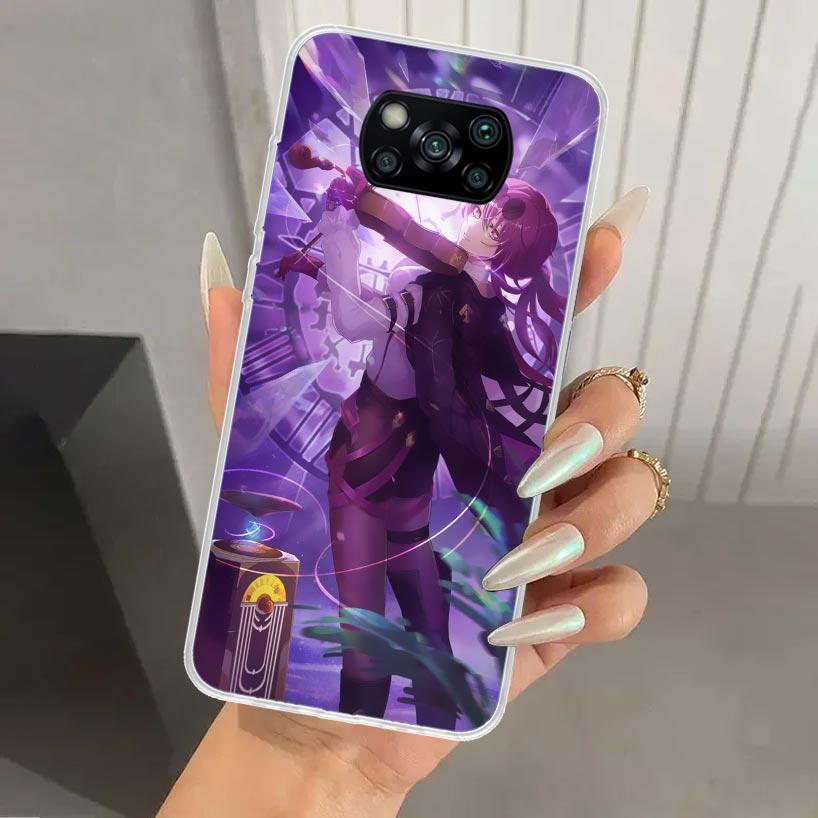 Чехол для телефона Honkai Star Rail Kafka для Xiaomi Poco X7 X6 X5 X4 X3 Nfc F6 F5 F4 GT F3 F2 Pro F1 M5S M4 M3 5G Мягкий Чехол Печать Защитный