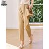 Women's High-Waist Slimming Cropped Straight-Leg Casual Pants