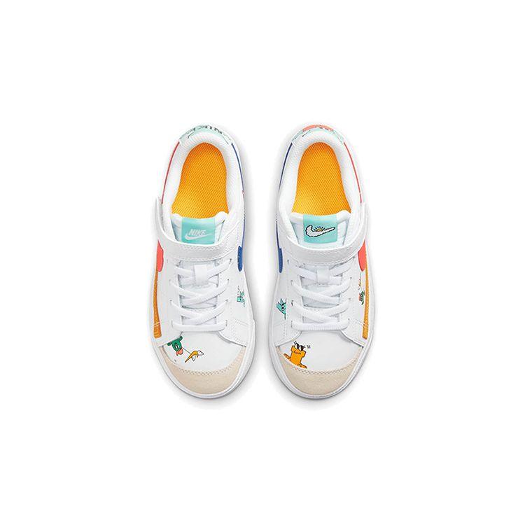 Nike Детские кроссовки Blazer Low 77 BP Creative Adventures White Game-Royal Black DJ5203-164