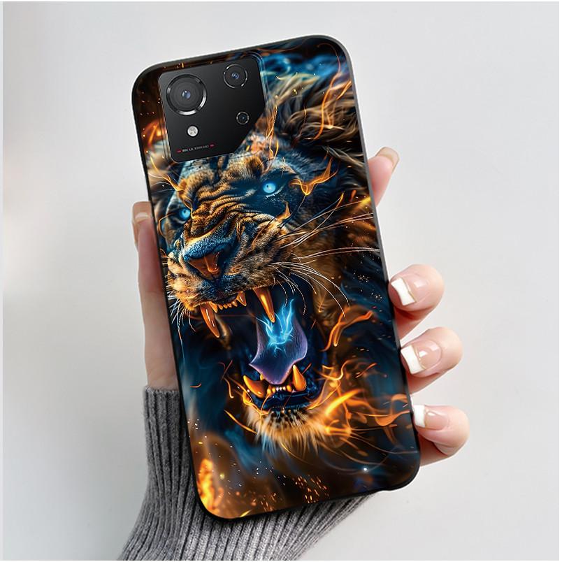 Чехол для Asus ROG Phone 8 Phone8 ROG8 Pro Чехол Роскошный Дракон Милый Крутой Мальчики Девочки Тонкий Черный Матовый Мягкий ТПУ Защитная Задняя Крышка