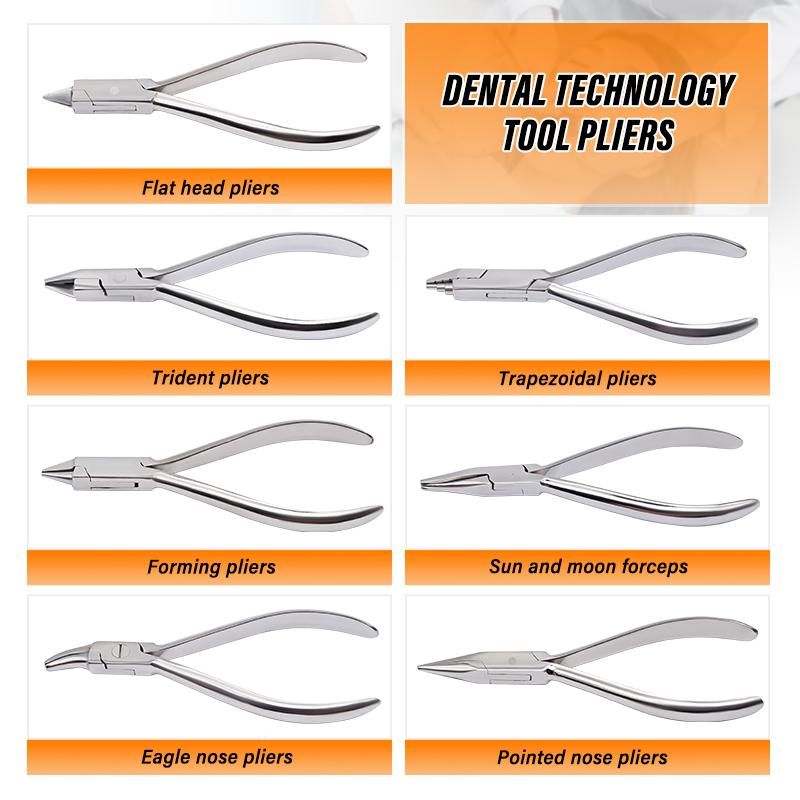 1 шт. стоматологические щипцы для изгибания проволоки, дистальный конец, лигатурный резак, щипцы для снятия брекетов, плоские острые, тригеминальные верхние ортодонтические щипцы