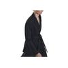 Zara Коллекция Zw Series, однобортный пиджак свободного покроя с поясом, женские пиджаки, черный цвет 3811242-800