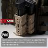 LayLax BATTLE STYLE Bite Mag Hand Gun Quick Mag Holder 2 шт. BK Survival Game Supplies
