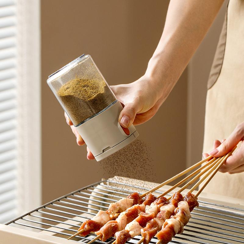 Многофункциональная количественная приправочная емкость объемом 180 мл, стеклянная бутылка для приправ с нажимным механизмом, солонка для кухни, шейкеры для специй и перца