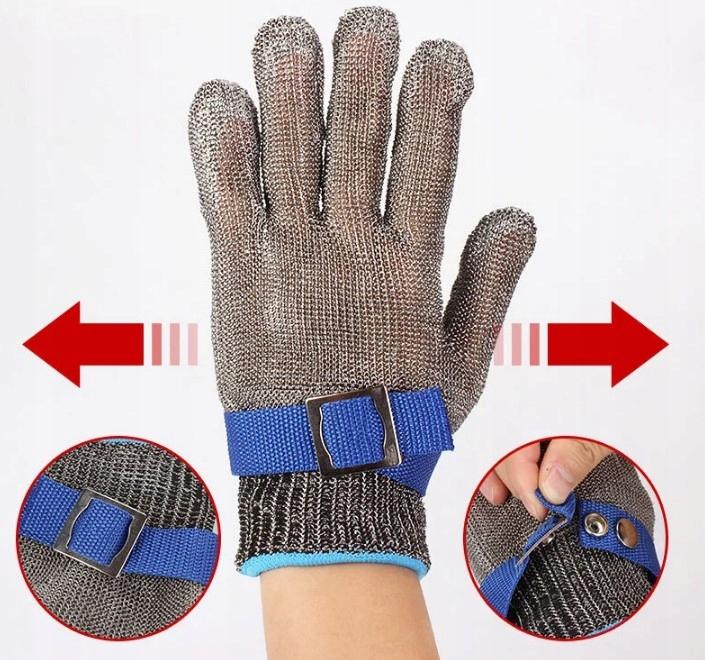 Steel Metal Cut-Resistant Butcher's Blade Protective Glove