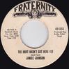 7-дюймовая пластинка JANICE JOHNSON - The Hurt Hasn't Got Here Yet 451252PROMO Fraternity Reco 1971 US Folk Б/У