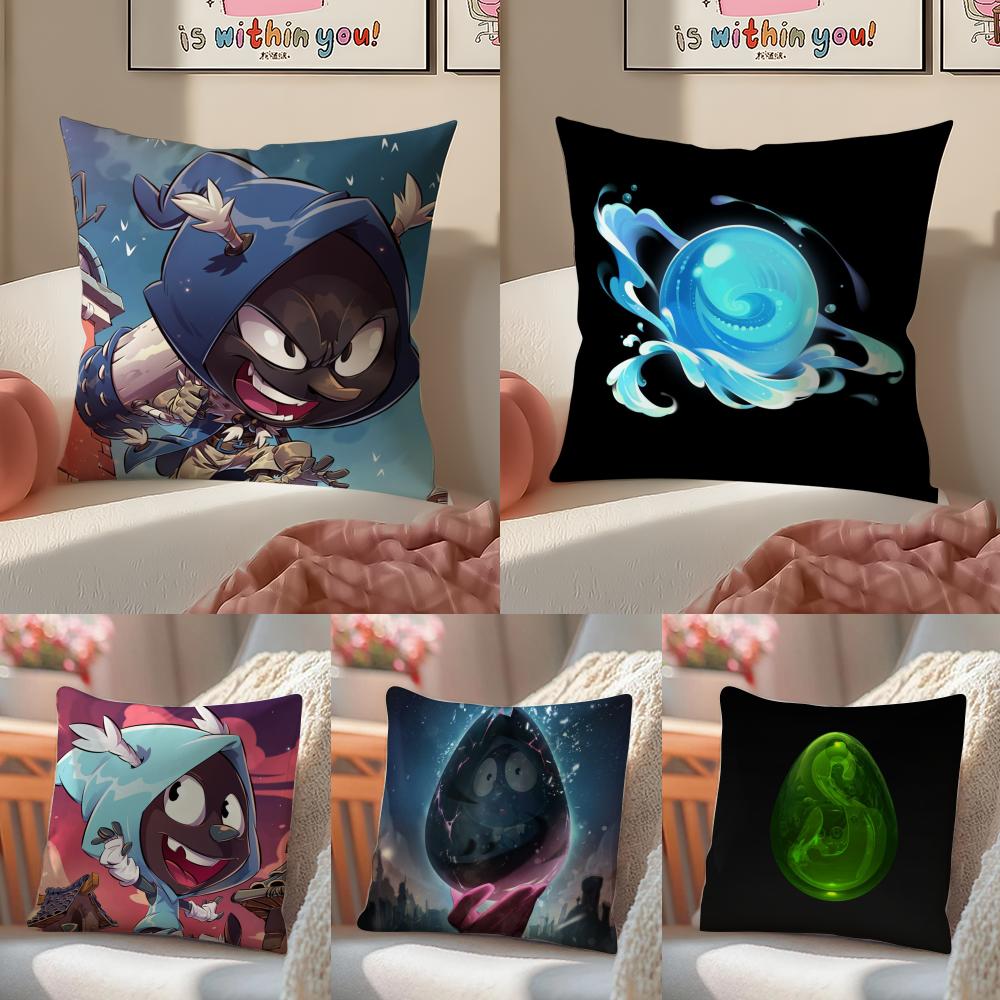 Game DDofus Cushion Cover Linen Pillowcase Cover Soft Decor for Sofa Home Room