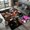 3D Printing Rod Wave Rapper Area Rug,Carpet Rug for Home Living Room Bedroom Sofa Doormat Decor,kids Play Non-slip Floor Mat