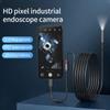 USB Endoscope for Android iOS Phone 8mm WiFi Borescope Waterproof Snake Camera with 6 LED Light