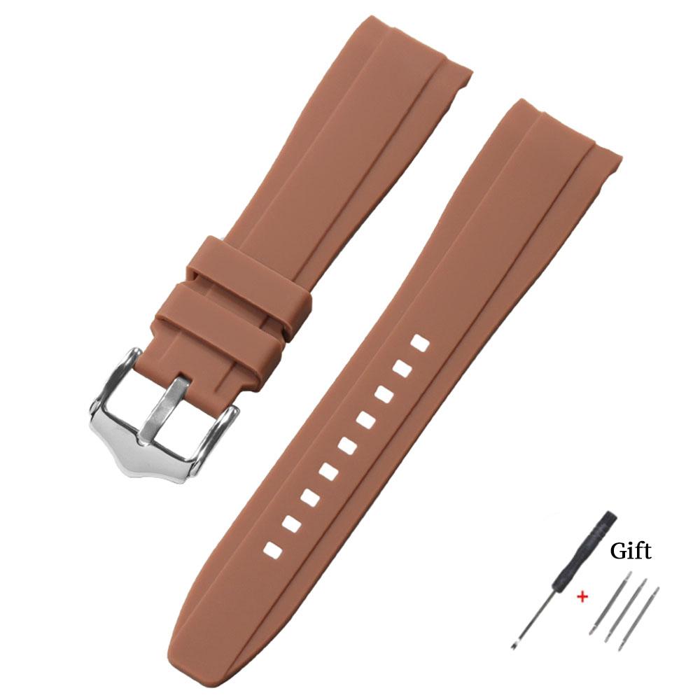 Мягкий силиконовый ремешок 20 мм 22 мм для Swatch для Omega MoonSwatch Водонепроницаемый ремешок для часов Высококачественный изогнутый резиновый браслет для часов