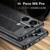 Для Poco M6 Pro Чехол Чехол Xiaomi Poco M6 Pro Capas Новый Ударопрочный Телефон Бампер Задняя Броня TPU Мягкая Кожа Fundas Poco M6 Pro