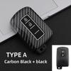ABS Carbon Car Key Case For Toyota Prius CHR Aygo Corolla Yaris RAV4 Camry Land Cruiser Highlander Prado Auris Avalon Accessorie