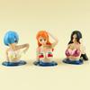 Shaking Chest Girls Car Ornaments Decoration Kawaii Car Dashboard Cartoon Anime Dolls Car Interior Accessories