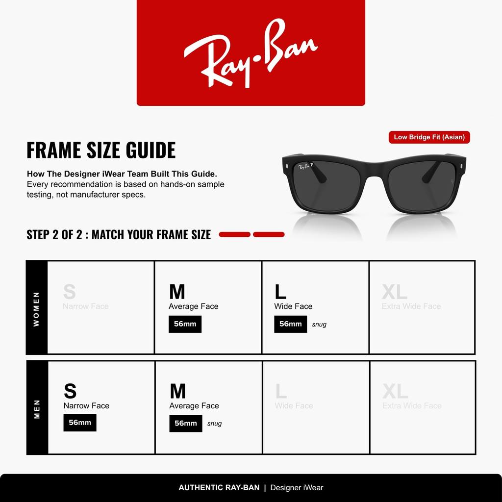 Солнцезащитные очки RB4428F Азиатская посадка Ray-Ban