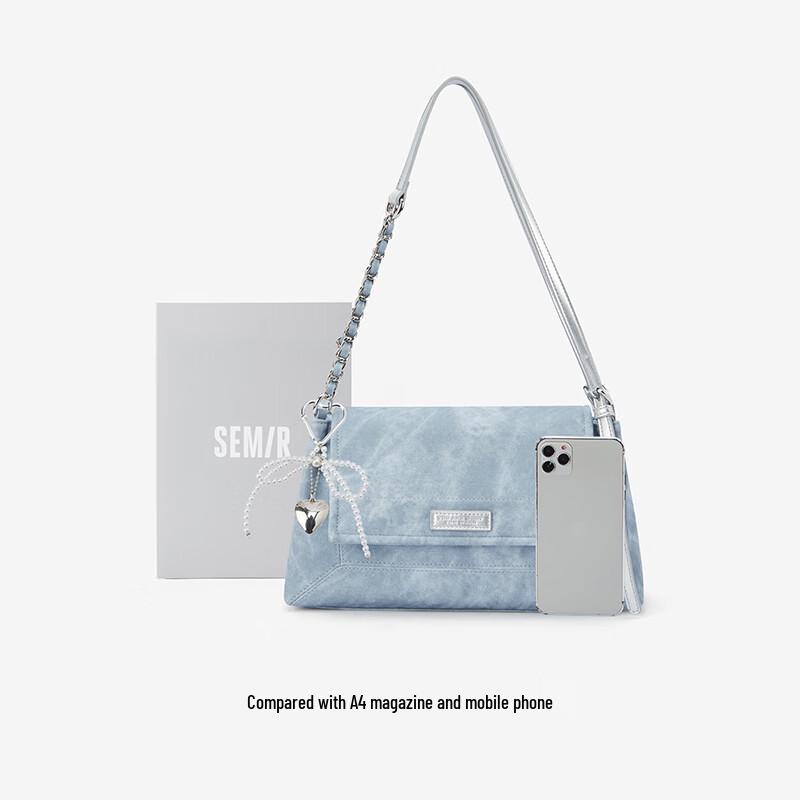 Semir Ретро Сумка-конверт на плечо из искусственного денима с цепочкой