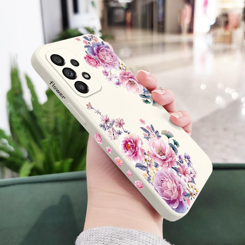 Шелковый Брокардовый Чехол Для Samsung Galaxy A73 A53 A33 A23 A13 A03 A72 A52 A52S A32 A22 A12 A02 A02S A71 A51 A31 A21S 4G 5G Обложка