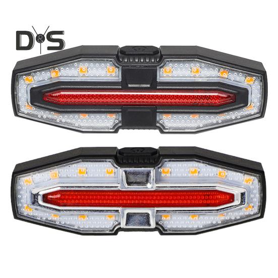 Задний фонарь для велосипеда, регулируемый светодиодный пульт дистанционного управления, для горного велосипеда, шоссейный, водонепроницаемый, перезаряжаемый, яркий, предупреждение для езды на велосипеде ночью