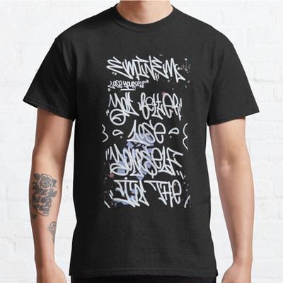 Мужская мода повседневные короткие рукава Graff Love Yourself топы эстетичные винтажные футболки большого размера