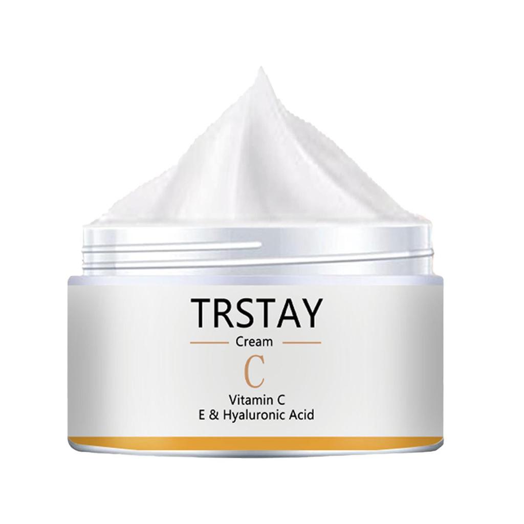 Крем для лица, крем с витаминами С, Е и гиалуроновой кислотой, антиоксидант, отбеливающий и осветляющий увлажняющий крем