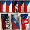 Чехол для телефона с флагом Чешской Республики для Samsung Galaxy S23 S21 S22 Ultra S8 S9 S10 Note 10 Plus S20 FE Cover Funda