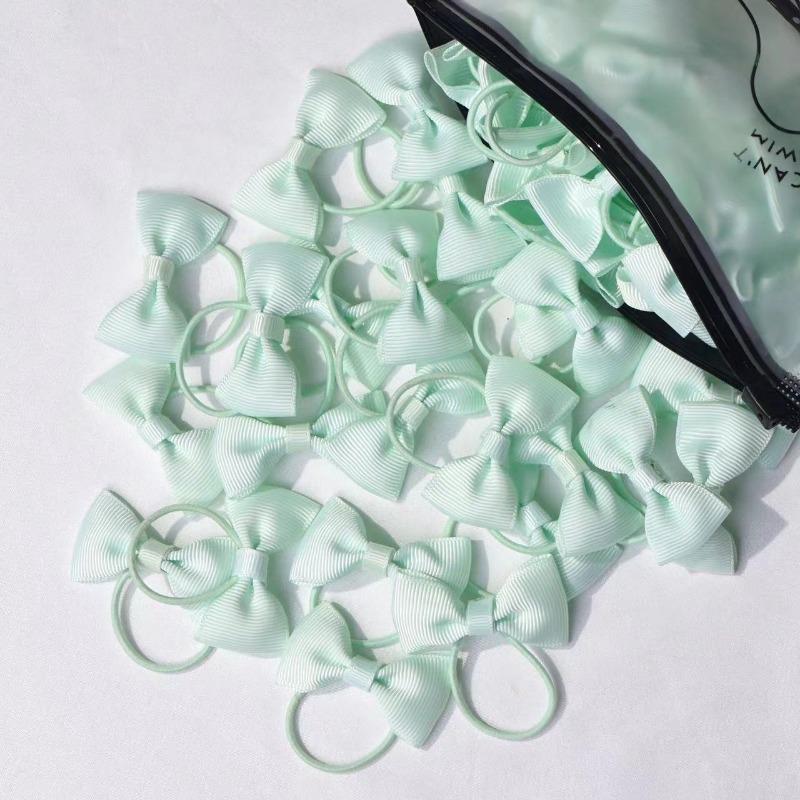 2-дюймовые банты для волос для девочек, эластичные резинки, бант из ленты Grosgrain с резинкой, держатели для хвостиков, аксессуары для волос