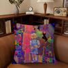 Don'T Hug Me I'M S-Scared Pillow Covers Cartoon Sofa Decorative Home Double-Sided Printing Short Plush Cute Cushion Cover