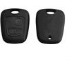 Сменный чехол для ключей без меча, совместимый с Citroen C1 C2 C3 C5 Xsara Saxo Berlingo Picasso, черный, 2 кнопки