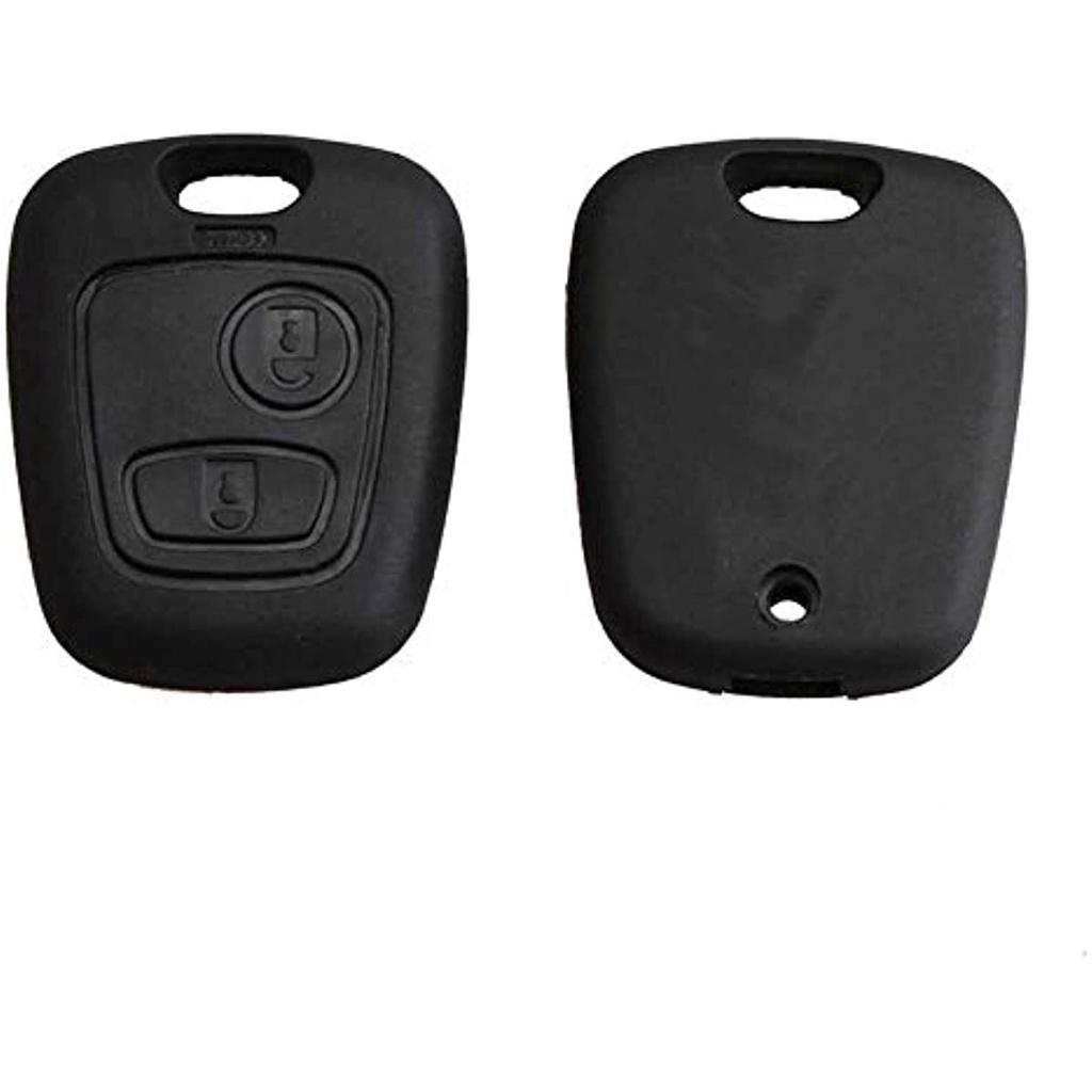 Сменный чехол для ключей без меча, совместимый с Citroen C1 C2 C3 C5 Xsara Saxo Berlingo Picasso, черный, 2 кнопки