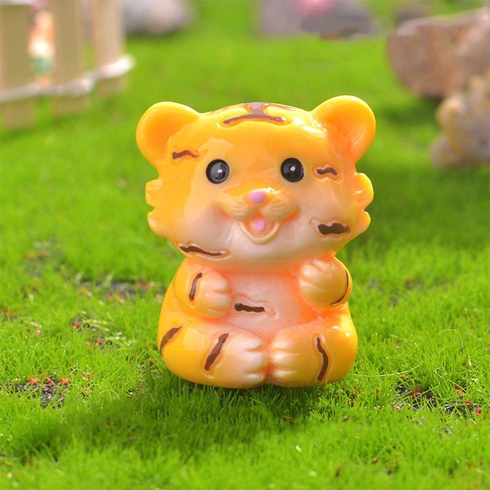 Миниатюрные фигурки двенадцати знаков зодиака, сделай сам, изделия из смолы, украшения животных, украшение для автомобиля, офиса, рабочего стола